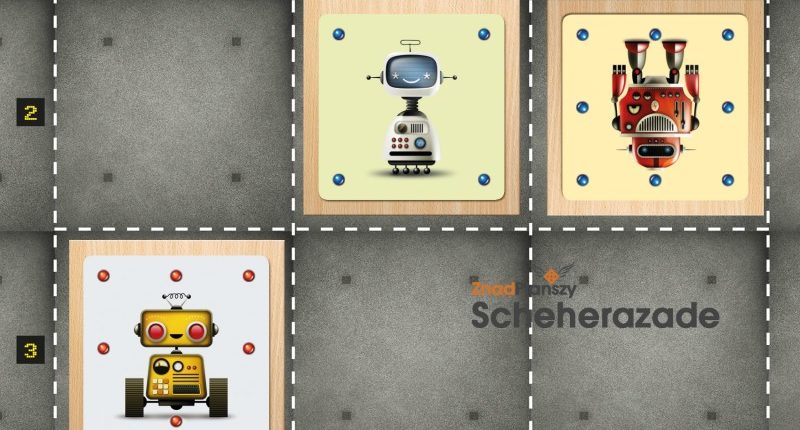 Gdzie położysz zielonego robota?